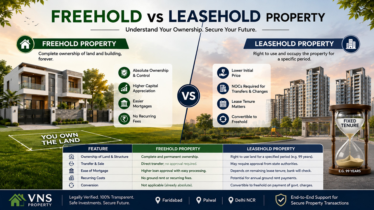Freehold vs. Leasehold Property