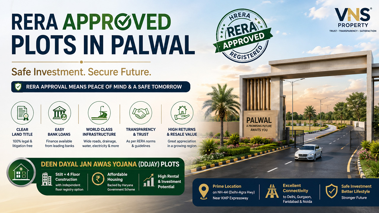 rera approved plots in palwal