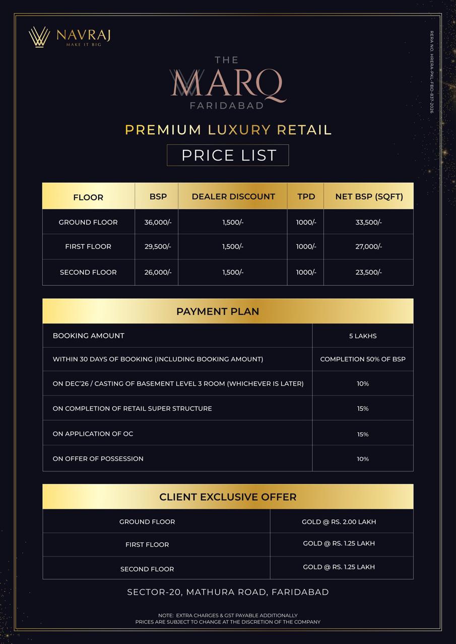 NAVRAJ faridabad broucher