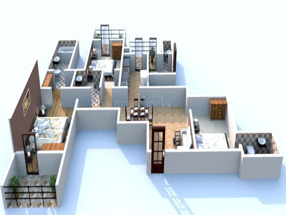 Rise SkyBungalows apartments plan